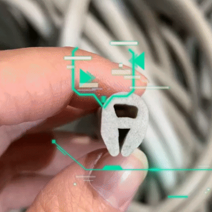 低密度硅膠發(fā)泡條